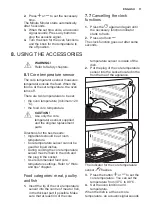 Предварительный просмотр 11 страницы Electrolux OEE5C61Z User Manual