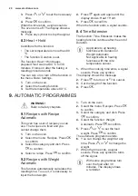 Preview for 20 page of Electrolux OKC8P31X User Manual