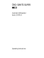 Electrolux OKO-SANTO SUPER 1573TK-4 Operating Instructions Manual preview