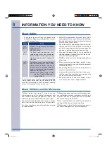 Preview for 8 page of Electrolux Over the Range Microwave Oven Use & Care Manual