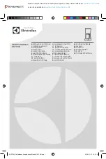 Preview for 1 page of Electrolux PERFECTAROMA EKF7500 Instruction Book