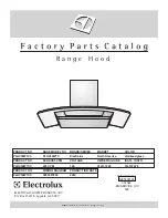 Electrolux PLHV36W7C Factory Parts Catalog preview