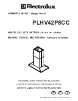 Electrolux PLHV42P8CC Owner'S Manual preview