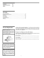 Preview for 2 page of Electrolux PLHV42P8CC Owner'S Manual