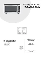 Electrolux PLMBZ209GC Factory Parts Catalog preview