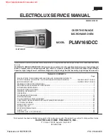 Electrolux PLMV169DCC Service Manual предпросмотр