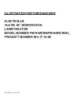 Electrolux PM180HCRDA Illustrated Parts Breakdown preview