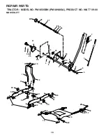 Предварительный просмотр 16 страницы Electrolux PM1850SBH Illustrated Parts Breakdown