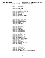 Preview for 3 page of Electrolux PM85C Repair Parts Manual