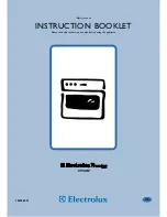 Electrolux Premier EPSOM Instruction Booklet preview