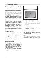 Предварительный просмотр 20 страницы Electrolux Premier EPSOP Instruction Booklet