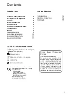 Preview for 3 page of Electrolux Premier EPSOS Instruction Booklet