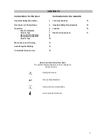 Preview for 3 page of Electrolux PROline EFE503 Operating And Installation Instructions