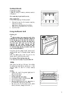 Предварительный просмотр 9 страницы Electrolux PROline EFE503 Operating And Installation Instructions