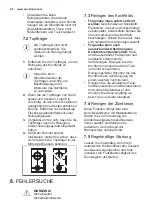 Preview for 52 page of Electrolux PX640UOV User Manual