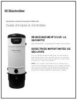 Preview for 14 page of Electrolux Quiet Clean PU3650 Operating And Maintenance Instruction Manual