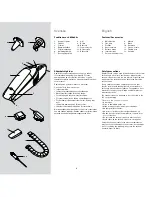 Preview for 6 page of Electrolux RAPIDO CAR VAC Owner'S Manual