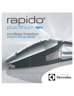 Preview for 1 page of Electrolux Rapido Plus Operating Instructions Manual