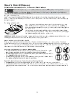 Preview for 12 page of Electrolux RC36DE60PB Use & Care Manual