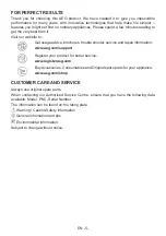 Preview for 5 page of Electrolux RCB636E5MW User Manual