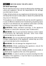 Preview for 6 page of Electrolux RCB636E5MW User Manual