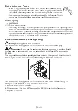 Предварительный просмотр 12 страницы Electrolux RCB636E5MW User Manual