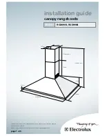 Предварительный просмотр 1 страницы Electrolux RCD690S Installation Manual