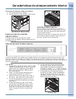 Preview for 19 page of Electrolux Refrigerador con congelador inferior de puerta doble (Spanish) Guía De Uso Y Cuidado