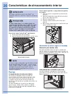 Preview for 20 page of Electrolux Refrigerador con congelador inferior de puerta doble (Spanish) Guía De Uso Y Cuidado