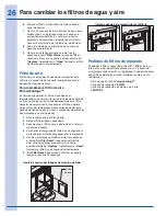 Preview for 26 page of Electrolux Refrigerador con congelador inferior de puerta doble (Spanish) Guía De Uso Y Cuidado