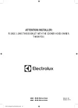 Предварительный просмотр 12 страницы Electrolux REHR6 Series Operation Manual & Installation Manual