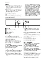 Предварительный просмотр 4 страницы Electrolux REX CI120FA User Manual