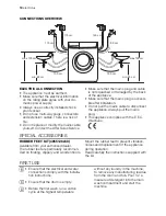 Предварительный просмотр 10 страницы Electrolux Rex RWP 106109 W User Manual