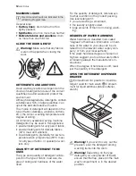 Предварительный просмотр 12 страницы Electrolux Rex RWP 106109 W User Manual