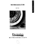 Electrolux RF 502 Instructions Manual preview