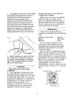 Preview for 7 page of Electrolux RF 502 Instructions Manual