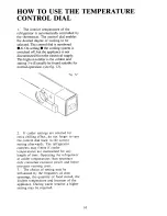 Preview for 12 page of Electrolux RF 502 Instructions Manual