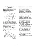 Preview for 19 page of Electrolux RF 502 Instructions Manual