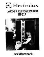 Electrolux RF617D User Handbook Manual preview