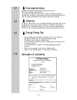 Preview for 13 page of Electrolux RH 136D Manual