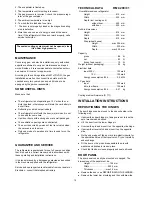 Preview for 5 page of Electrolux RM 4290 User Manual