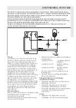 Preview for 13 page of Electrolux RO 400 User Manual