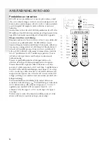 Предварительный просмотр 14 страницы Electrolux RO 400 User Manual