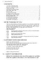 Preview for 2 page of Electrolux RZB2110AAXA User Manual