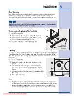 Preview for 5 page of Electrolux S 75628 SK Use & Care Manual