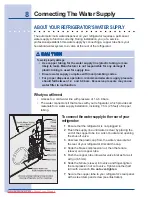 Preview for 8 page of Electrolux S 75628 SK Use & Care Manual