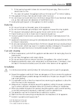 Preview for 21 page of Electrolux S64166TK User Manual