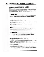 Preview for 20 page of Electrolux S756281KG Use & Care Manual