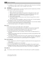 Preview for 4 page of Electrolux SANTO 75428 DT User Manual