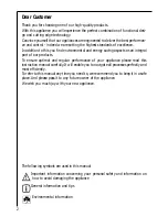 Preview for 2 page of Electrolux SANTO 76308 KA User Manual